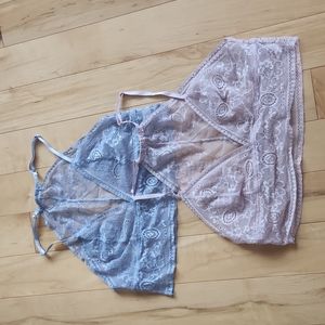 2 Lacey Racerback Bras
